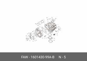 Подшипник выжимной FAW 3250 OE 160143099AB FAW