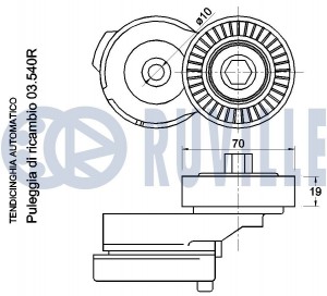 Сайлентблок 986615 986615 RUVILLE