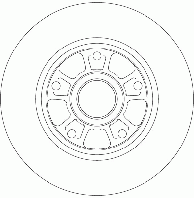 RENAULT FLUENCE (2010>) БЕЗ ПОДШИПНИКА DF6182 TRW