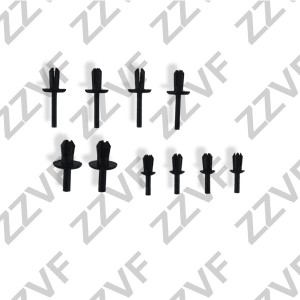 Крепеж FORD Focus 3 (11-) брызговика переднего комплект ZZVF ZVF234K ZZVF