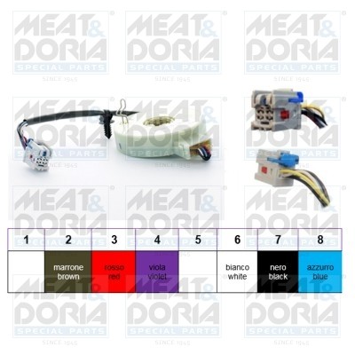 Кольцо OPEL Meriva колеса рулевого контактное MEAT&DORIA 93055 MEAT DORIA