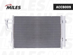 Радиатор кондиционера (паяный) HYUNDAI ELANTRA 1.6/2.0 06-) ACCB009 ACCB009 MILES