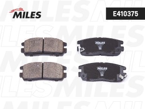 Колодки тормозные задние (без датчика) (Смесь Low-Metallic) GREAT WALL HOVER/ISU E410375 MILES