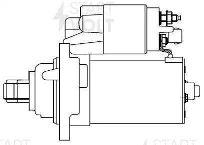 Стартер для а/м VAG Passat B3/B4 (91-)/Sharan (96-) 1.9TDI/Ford Galaxy (97-) 2.3 LST 1881 START VOLT