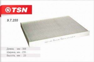 фильтр салона!\ Chrysler Voyager all 00> 9.7.255 TSN