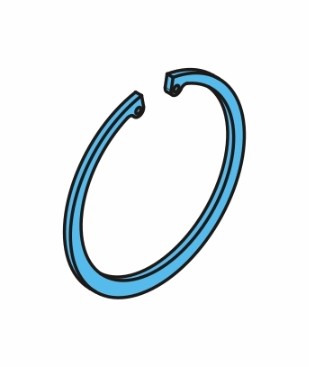 Кольцо ступицы промежуточное BPW 0256065890 BPW