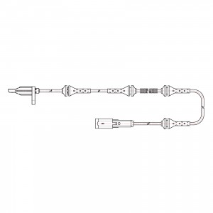 Датчик ABS для а/м Peugeot 407 (04-)/Citroen C5 (08-) перед. лев./прав. (VS-ABS  VSABS2001 START VOLT