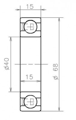 Подшипник КПП AB.12831 AB12831 NTN SNR