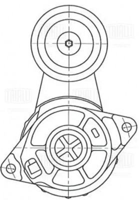 Ролик привод. ремня Honda Jazz (08-) 1.2i/1.3i/1.4i (с натяж. мех.) (CM 5555) CM 5555 TRIALLI