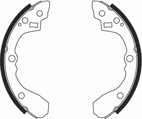 Колодки тормозные KIA Spectra (ИжАвто) (05-), Sephia (97-), Shuma (97-) задние б GS8692 TRW