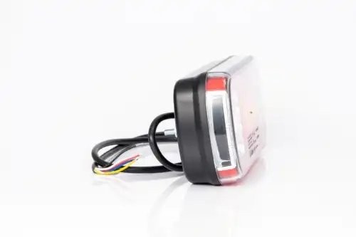 фонарь задний! LED, LH/RH, 5-функц. без осв. ном. знака, с проводом 1м\ FT130NTCOFLED FRISTOM