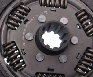 Диск сцепления КАМАЗ-4308 (362GTZ,КПП-ZF-6S-850,дв.CUMMINS B5.90-180CIV) MEGAPOW 160-12-004 MEGA POWER