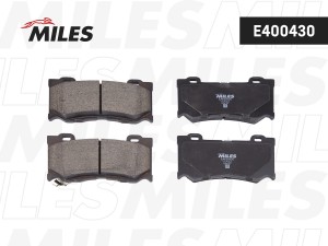 Колодки тормозные передние (Смесь Low-Metallic) INFINITI FX35/37/50 08-/GS35/37/ E400430 MILES