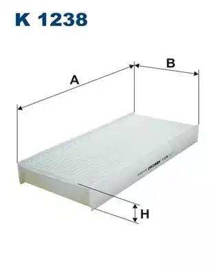 Фильтр салонный K1238 FILTRON
