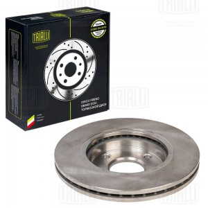 Диск торм. Ford Fiesta VI (08-) перед. d=258 (окраш.) (DF 106110)  2шт DF106110 TRIALLI