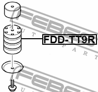 Отбойник рессоры задний FORD TRANSIT TT9 2006-2013 FDD-TT9R FDD-TT9R FEBEST