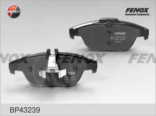 BP43239 колодки дисковые передние!\ MB W204 1.8-3.5 07> BP43239 FENOX