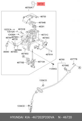467202P200VA ДЕТАЛЬ 467202P200VA MOBIS