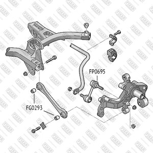 VW GOLF V (04>)/OCTAVIA (A5 1Z-) (2004>) FP0695 FIXAR