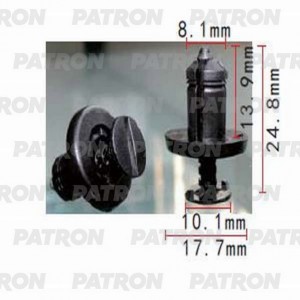 КРЕПЛЕНИЕ ОБШИВКИ MEGANE II (2002>) P370938 PATRON