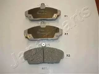 Колодки пер.HONDA CIVIC  95-01 PA-427AF PA427AF JAPAN PARTS GROUP