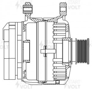 Генератор 90A LG 1871 START VOLT