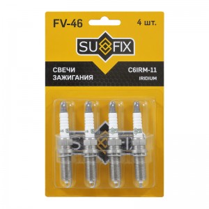 Свеча зажигания C6IRM-11 NISSAN Micra(K12) 1.6 05-10 / Note(E11) 1.6 06-12 / NV2 FV-46 SUFIX
