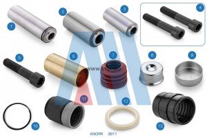 РМК суппорта Knorr SB6... / SB7... SN6... / SN7... Направляющая , Болт Направляю 3011 ALCAN