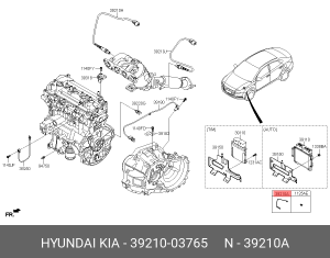 Деталь 3921003765 HYUNDAI KIA