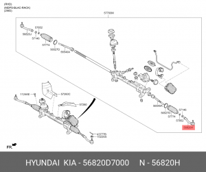 HYUNDAI TUCSON 56820D7000 HYUNDAI KIA