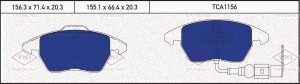 AUDI A3 [8PA] /VW GOLF V TCA1156 TATSUMI