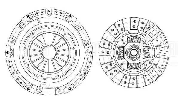 Сцепление в сборе Great Wall Poer (19-) 2.0D (без муфты) (FR 2723) FR 2723 TRIALLI