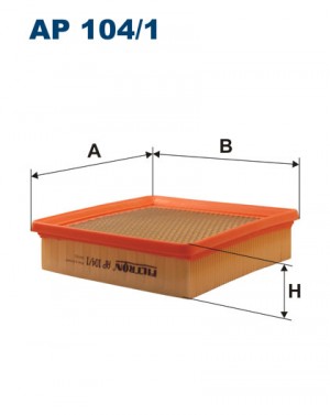 Фильтр воздушный HONDA Civic (95-) FILTRON AP 104/1 FILTRON