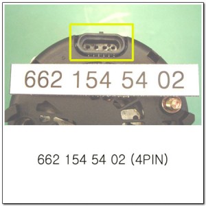 Генератор SSANGYONG Rexton (02-),Korando (662L) (75A,14V) OE 6621545402 SSANG YONG