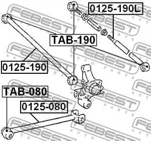 Сайлентблок TAB-190 TAB-190 FEBEST