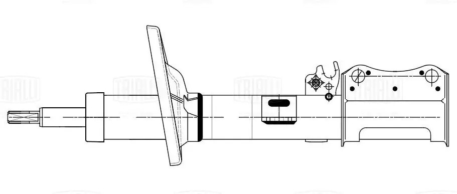Амортизатор для а/м Toyota Carina E (92-) (стойка) задн. прав. (AG 19415) AG 19415 TRIALLI