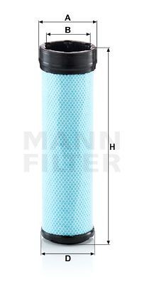 фильтр воздушный вставка! 274x208x48\ Claas CF 2864 MANN FILTER