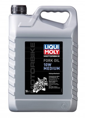 1606 LiquiMoly Синт. масло д/вилок и амортиз. Motorbike Fork Oil  Medium 10W (5л 1606 LIQUI MOLY