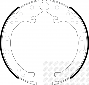 Колодки стояночного тормоза HONDA CR-V 2.4 2009 FN8003 FN8003 NIBK
