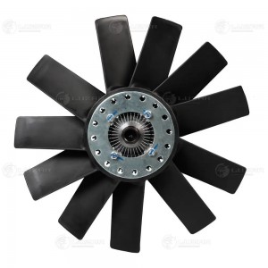 Муфта вязкост. с крыльч. для ам ГАЗ 3306, 3309, 3310 (Валдай) с дв. Cummins 3.8  LVC 03029 LUZAR