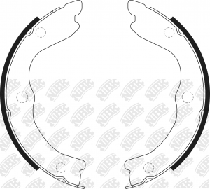 Колодки тормозные барабанные NISSAN X-TRAIL 2001-2013 FN0650 FN0650 NIBK