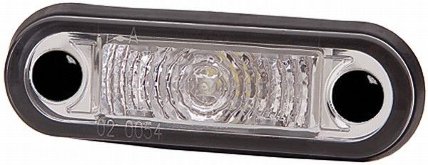 фонарь габаритный!LED белый овальн79x26 10V-33V 0.5W с пров 0.5м\Omn MAN,Neoplan 2PF959590-202 HELLA