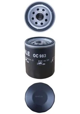 Фильтр масляный ALFA ROMEO 166 (98-07) (2.0) FIAT Punto (93-03) (1.9 DS/1.9 JTD/ OC983 MAHLE KNECHT