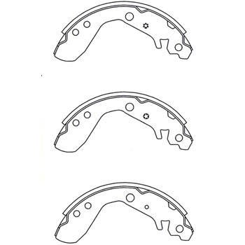 Колодки тормозные барабанные HONDA Jazz 02-08 NN4524 NN4524 AKEBONO