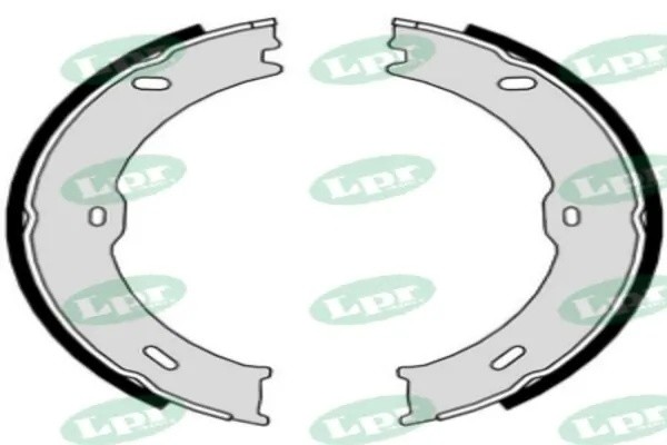 Комплект тормозных колодок 09710 09710 LPR