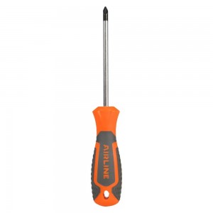 Отвертка крестовая с эргономичной рукояткой магнитная PZ1*100мм (AT-SZ1-02) ATSZ102 AIRLINE