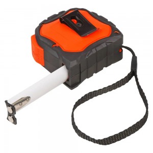 Рулетка AIRLINE 5 м х 19 мм (автостоп, магнитный зацеп) в прорезиненном корпусе ATBQ027 AIRLINE