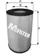 фильтр воздушный ! H524 D279 d150 \ DAF F95xF A542 MFILTER AUTOMOTIVE FILTERS