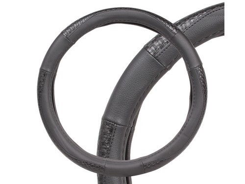 Оплетка руля (XL) 41-43см черная кожа AIRLINE AWC-SL-03XL AIRLINE