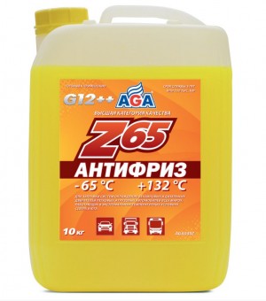 Антифриз желтый -65C 10кг Antifreeze Z65 AGA AGA044Z AGA